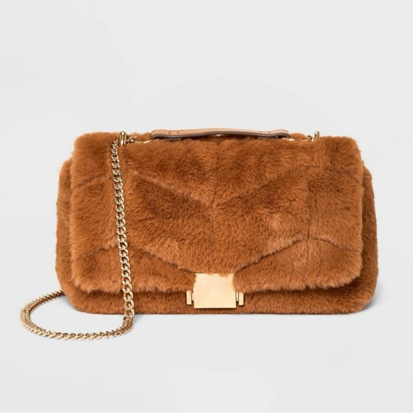 NWT Sophie Fuzzy Crossbody Handbag from A New Day - Picture 9 of 16